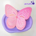 پک لیپ گلاس کریستالی و رژ لب مدادی مدل پروانه کوین اند کوکو اورجینال