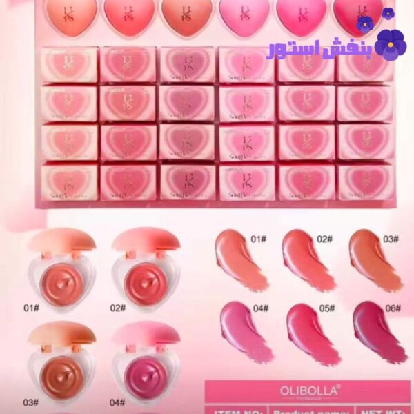 رژ لب و رژگونه خمیری اولیبالا Olibolla