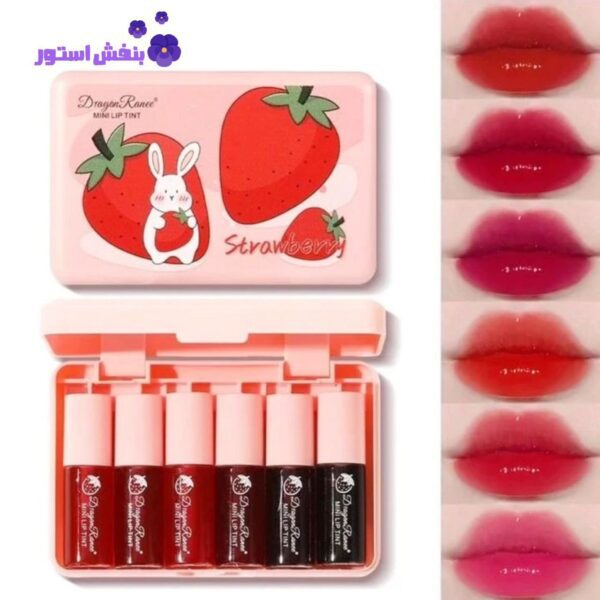 پک تینت لب توت فرنگی دراگون رین 6 عددی