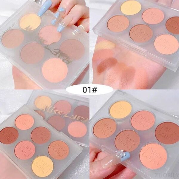 پالت رژگونه میس لارا miss lara در 6 رنگ