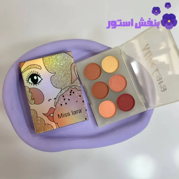 پالت رژگونه میس لارا miss lara در 6 رنگ