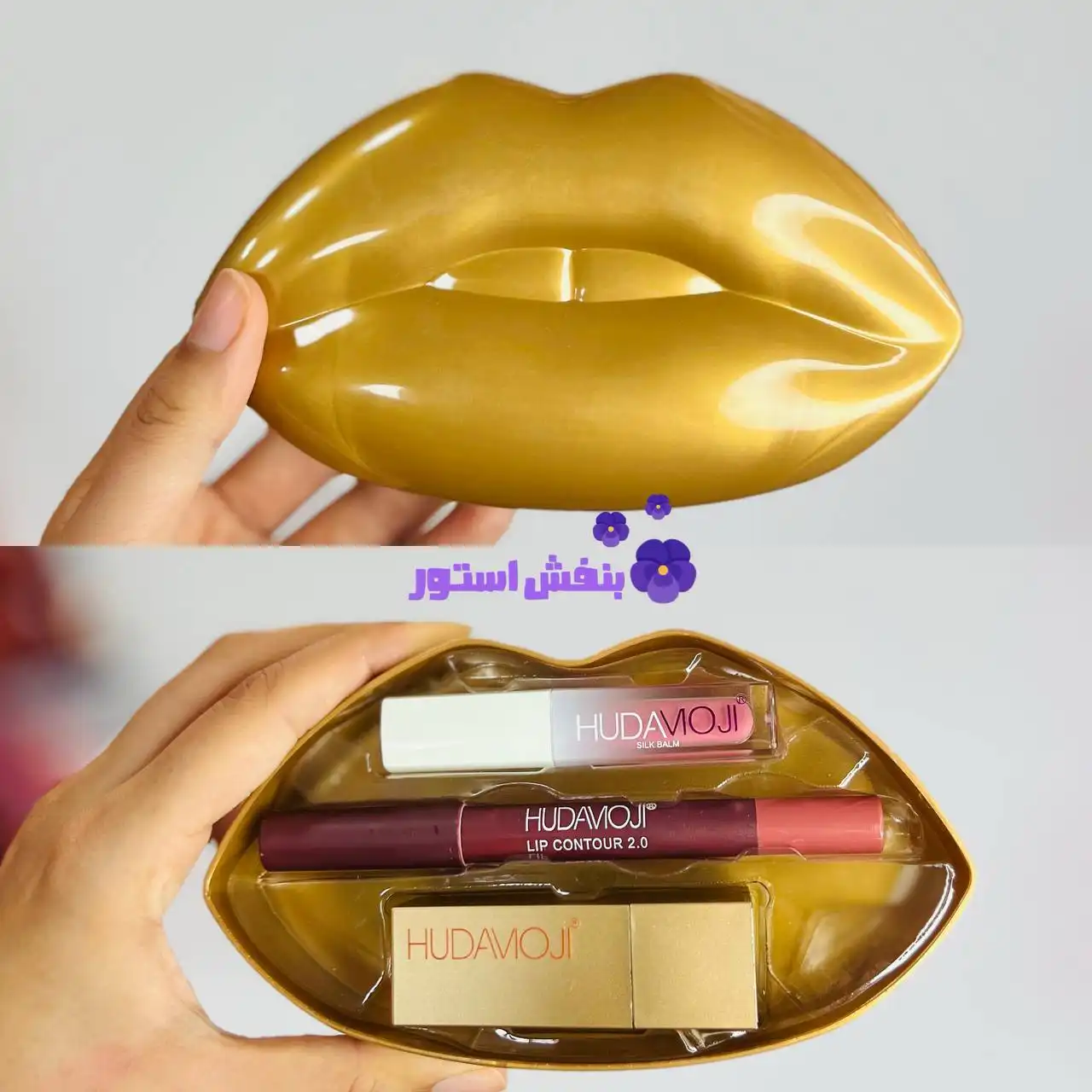 پک رژلب طرح لب برند هدی موجی (6عددی)