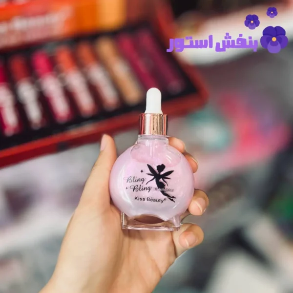 شیمر و هایلایتر مایع شاین دار صورت و بدن کیس بیوتی Kiss Beauty