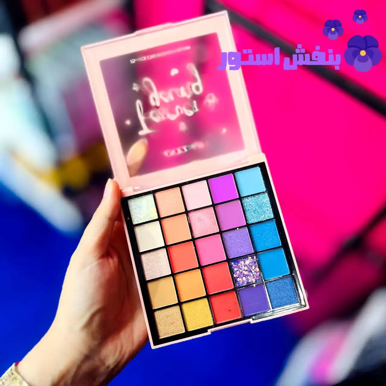 پالت سایه 25 رنگ برند لیدی