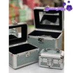 صندوقچه سه تیکه آرایشی و جواهراتصندوقچه سه تیکه آرایشی و جواهرات