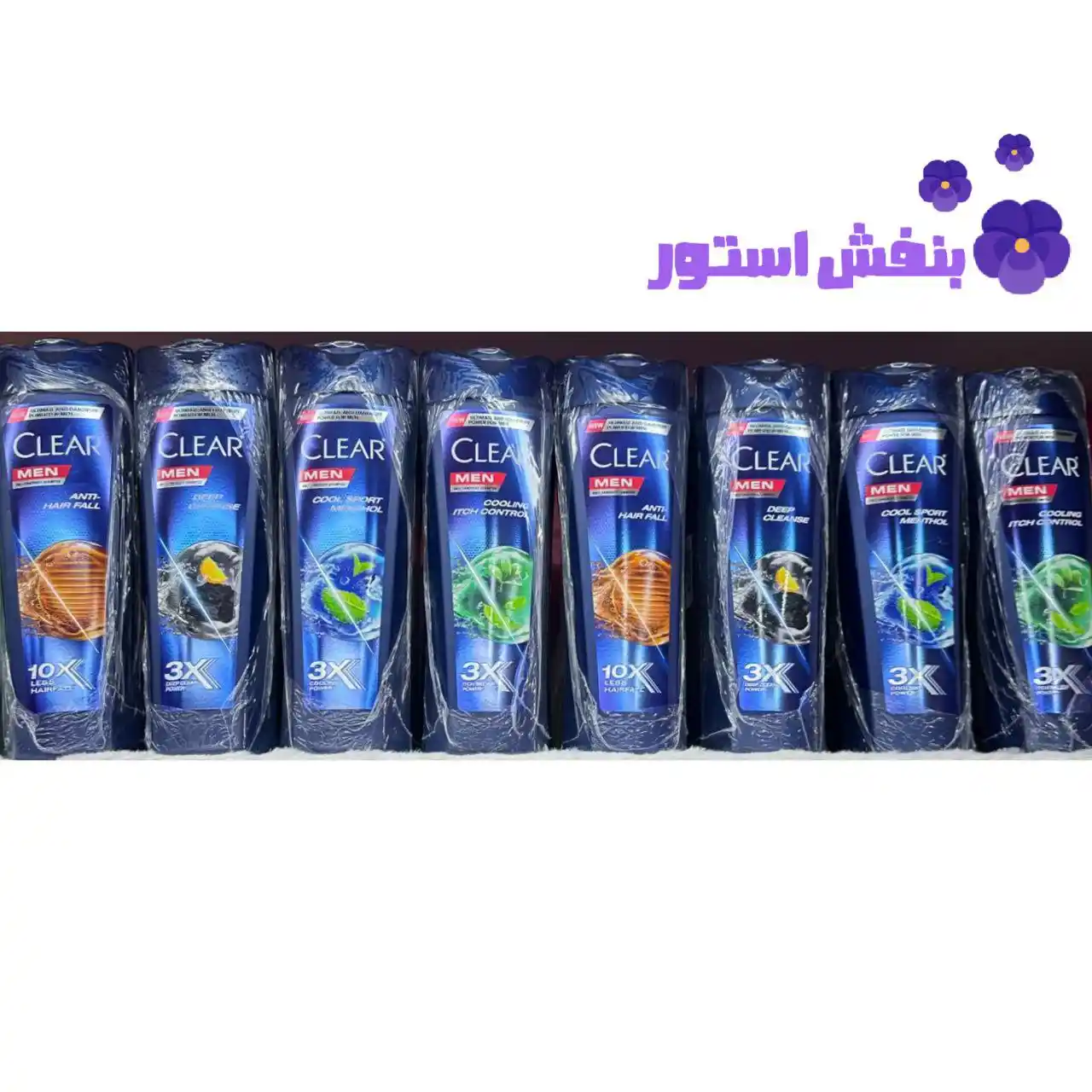 شامپو مردانه کلییر ضد ریزش و ضد شوره حجم ۳۵۰ میل