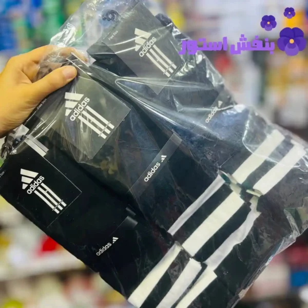 جوراب ساق دار سه خط بلند (12عددی)