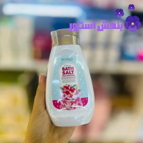 نمک بدن هلو ماکارون حجم 430 گرم