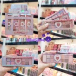 پالت سایه و رژگونه قلبی میس لارا